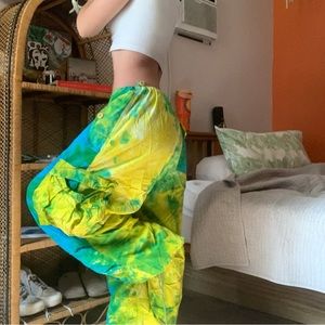 UFO tie dye cargo pants